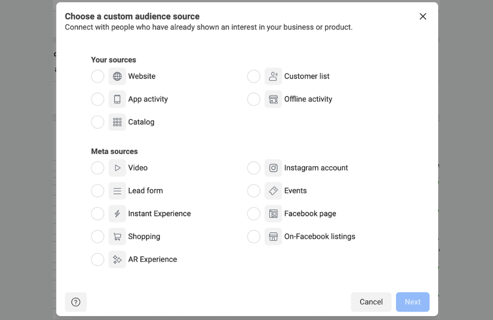 A guide to creating a warm audience in Facebook ads.
