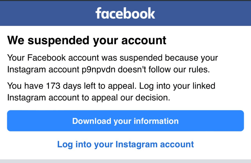Ranking the levels of Facebook ad account locks.