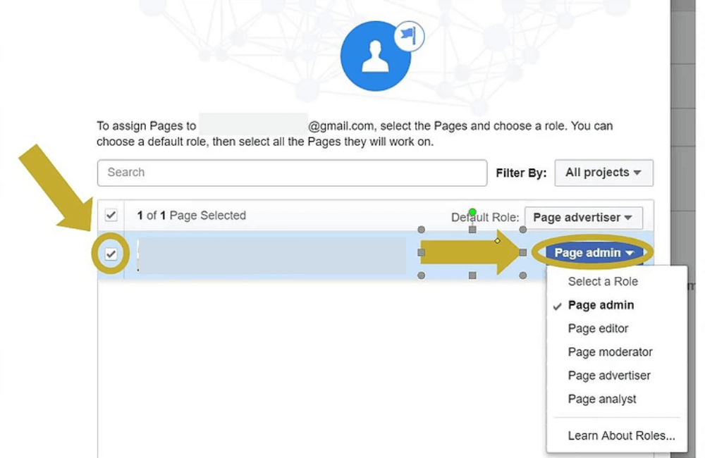 Specific Permissions of a Fanpage Admin