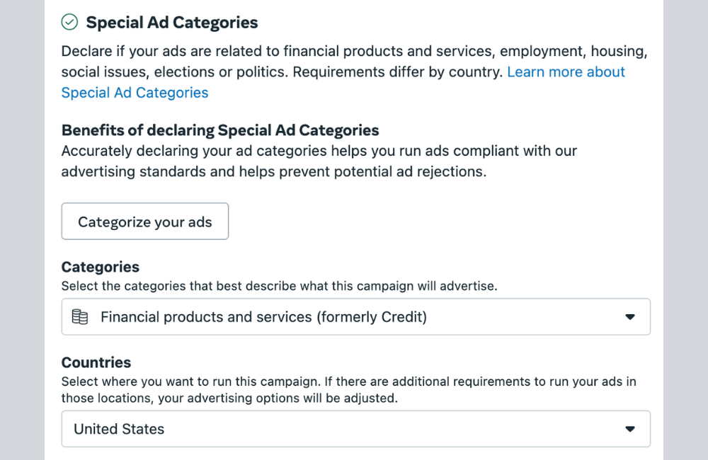 Facebook Updates Affecting the Financial Ads Category