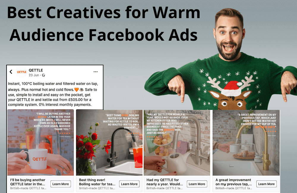 Best Creatives for Warm Audience Facebook Ads to Drive Immediate Sales